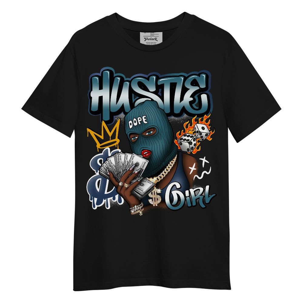 Shirt To Match Air Foamposite Kazuya Mishima - Money Hustles Girl Streetwear Unisex Shirt