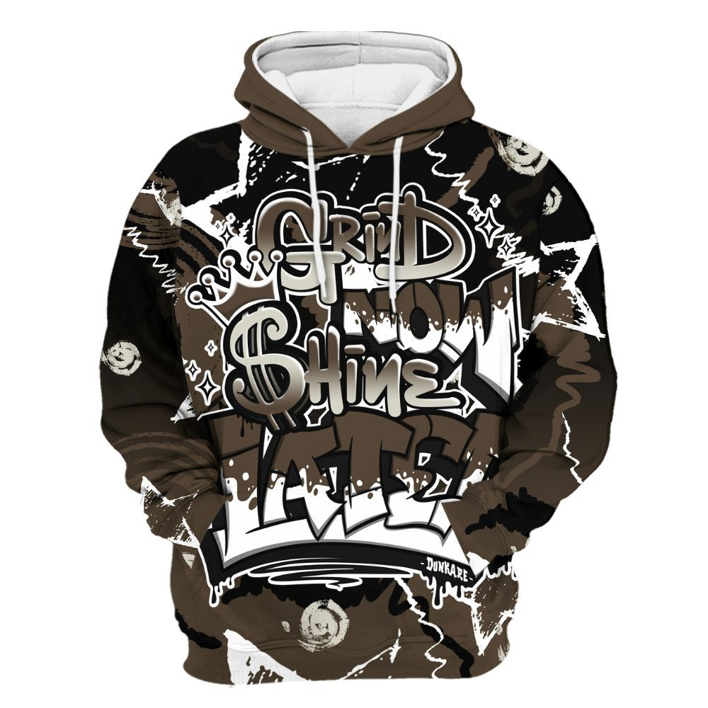 Hoodie To Match Palomino 1s - Grind Shine Later Drip All Over Print