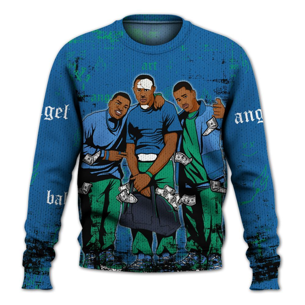 Sweater To Match 95 Big Bubble Slate - Paid In Full Money Graphic