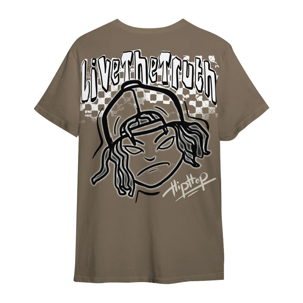 Shirt To Match Low OG Dark Mocha 1s - Feel Life Street Style All Over Print