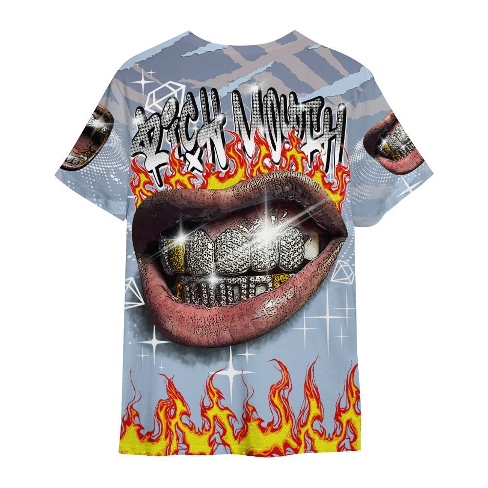 Shirt To Match Ja 2 Induction - Rich Mouth Fire Rap Retro 90s All Over Print