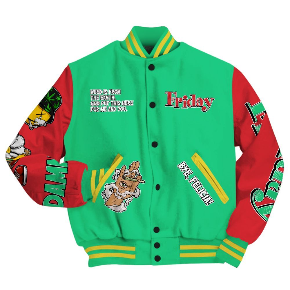 Varsity Jacket To Match Ja 3 Jurassic Park Explorer - Friday Sneaker Stress Style All Over Print