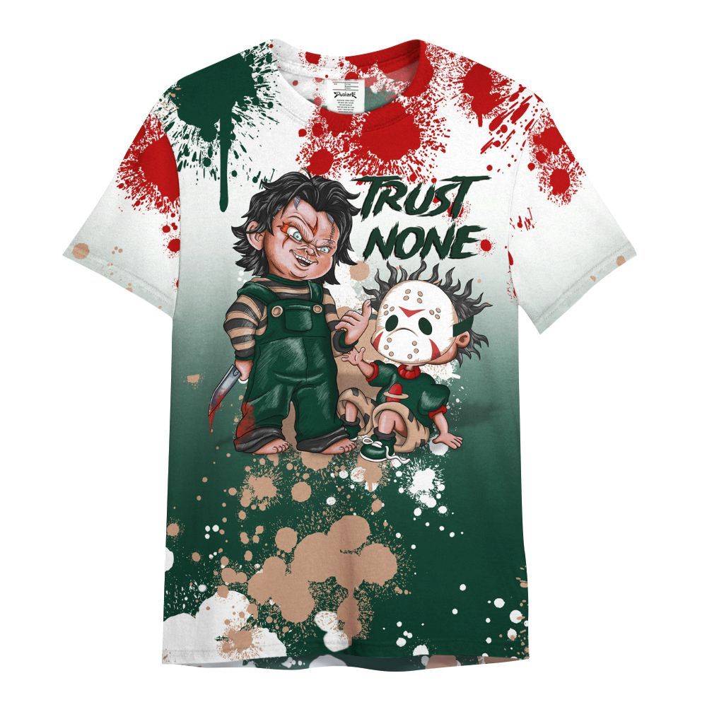 Shirt To Match Bin 23 8s - Trust No One Scary All Over Print