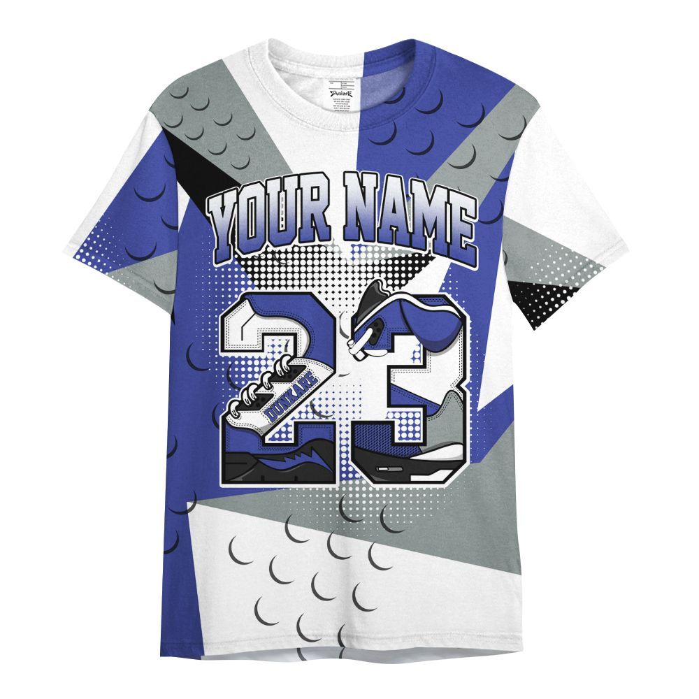 Shirt To Match Shox TL Royal - Poly Custom Name Number 23 5s All Over Print