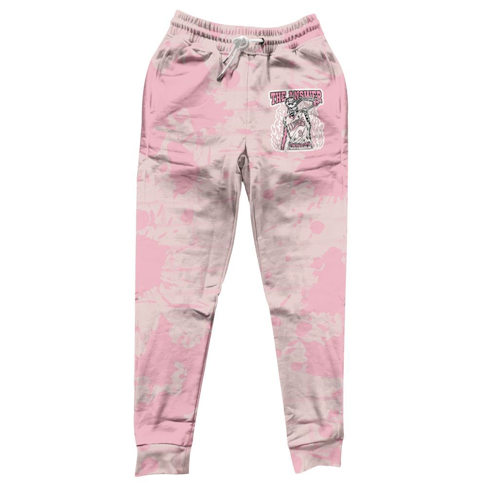 Sweatpant To Match Dunk Low KD 17 Aunt Pearl - Allen Answer Skeleton Brick All Over Print