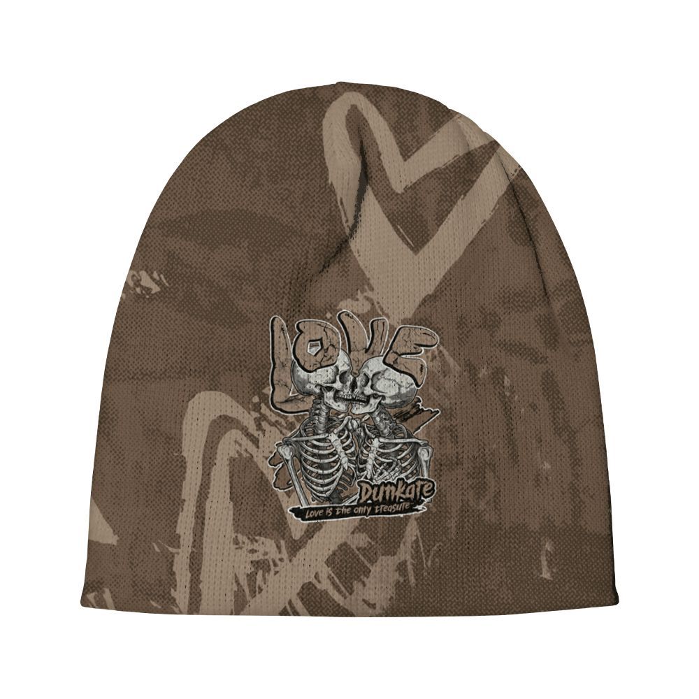 Dunkare Dark Mocha Jack Hat - Skull Love Beanie Hat
