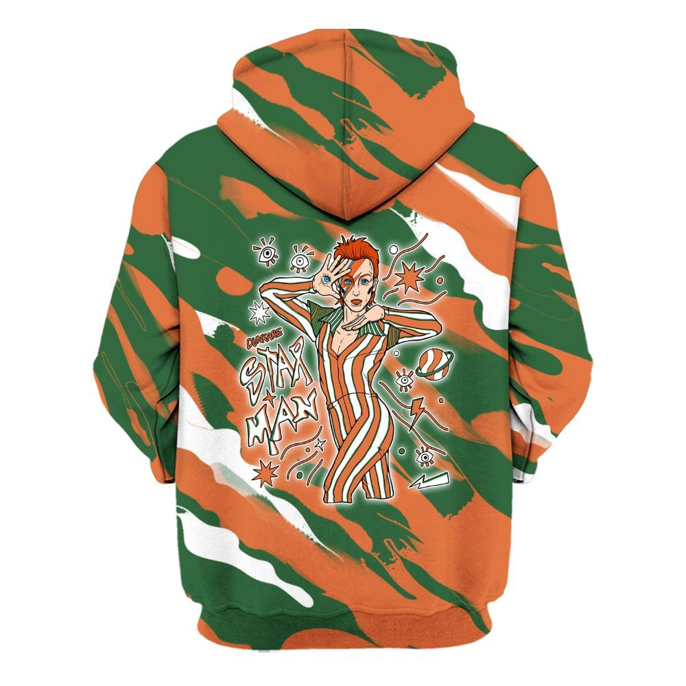 Hoodie To Match Low Miami 5s - Starmans Graphics Colored All Over Print