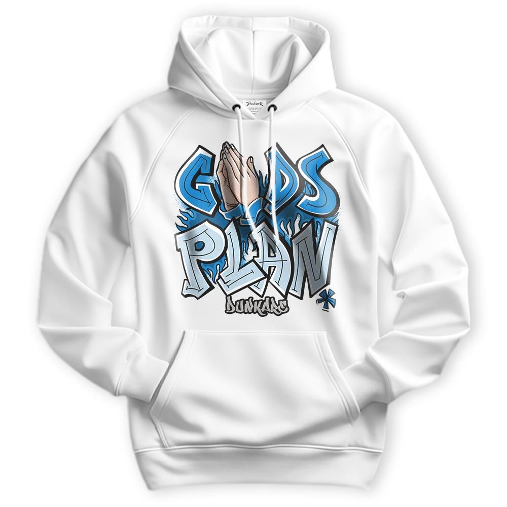 Sweatshirt To Match Industrial Blue 4s Hoodie - Gods Plan Graffiti Hoodie Unisex
