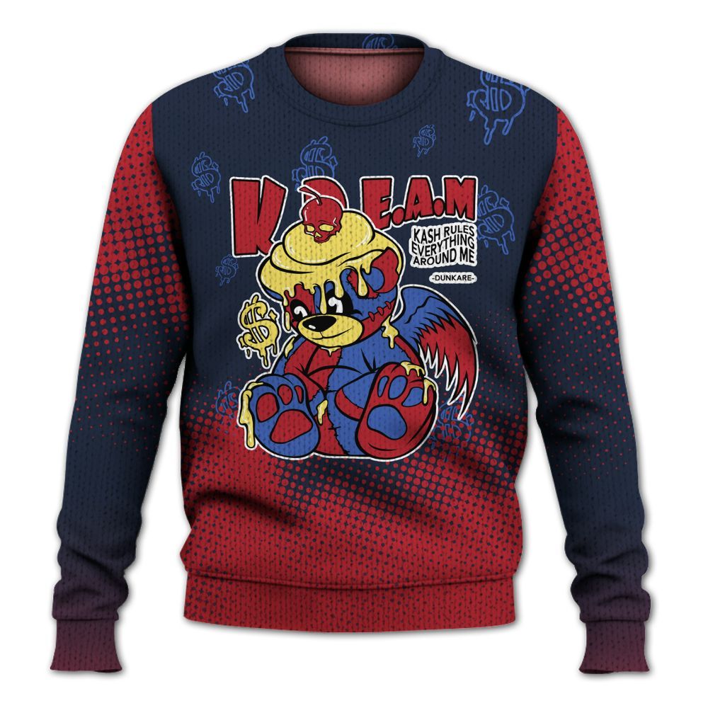 Knitted Sweater To Match Dunk Low COJP What The 2024 - Loot Bear Unique Drip