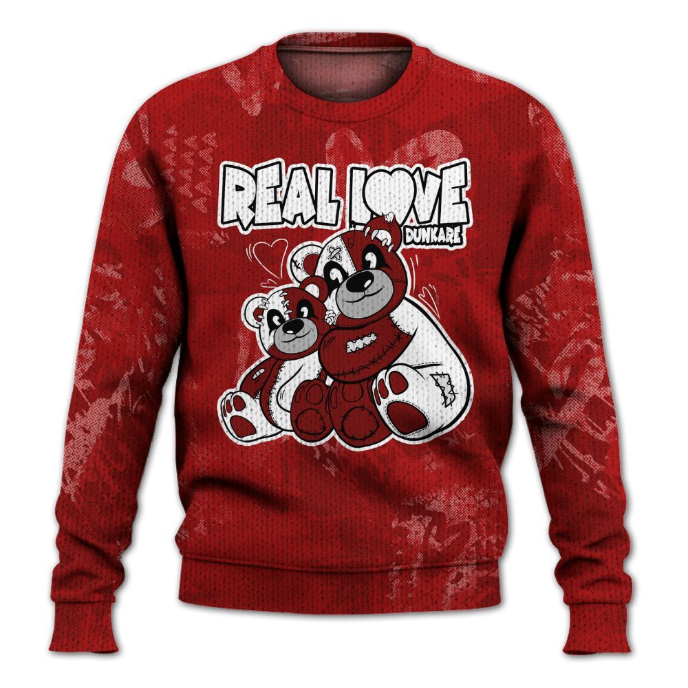 Knitted Sweater To Match Red Taxi 12s - Sincere Fondness Bear