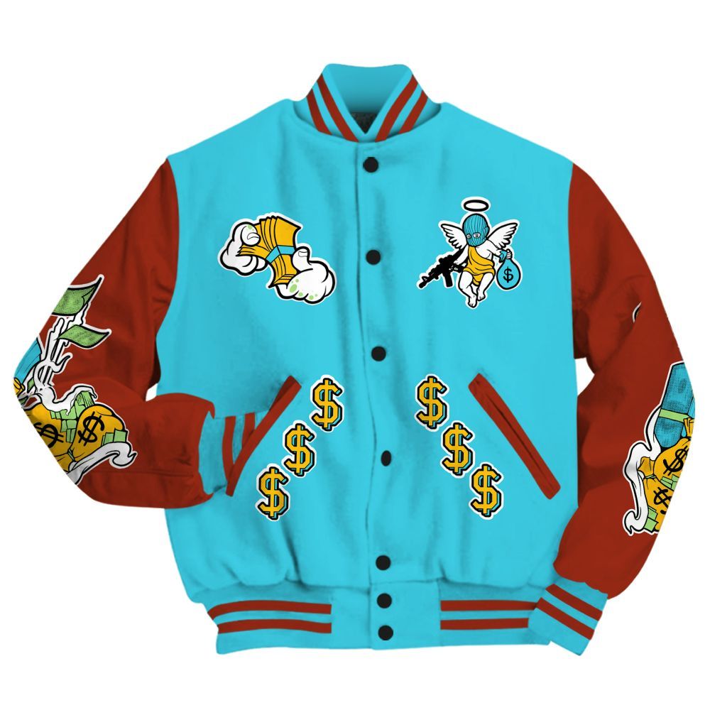 Varsity Jacket To Match SB Dunk Di'Orr Greenwood - Ones Move In Silence Graphic All Over Print