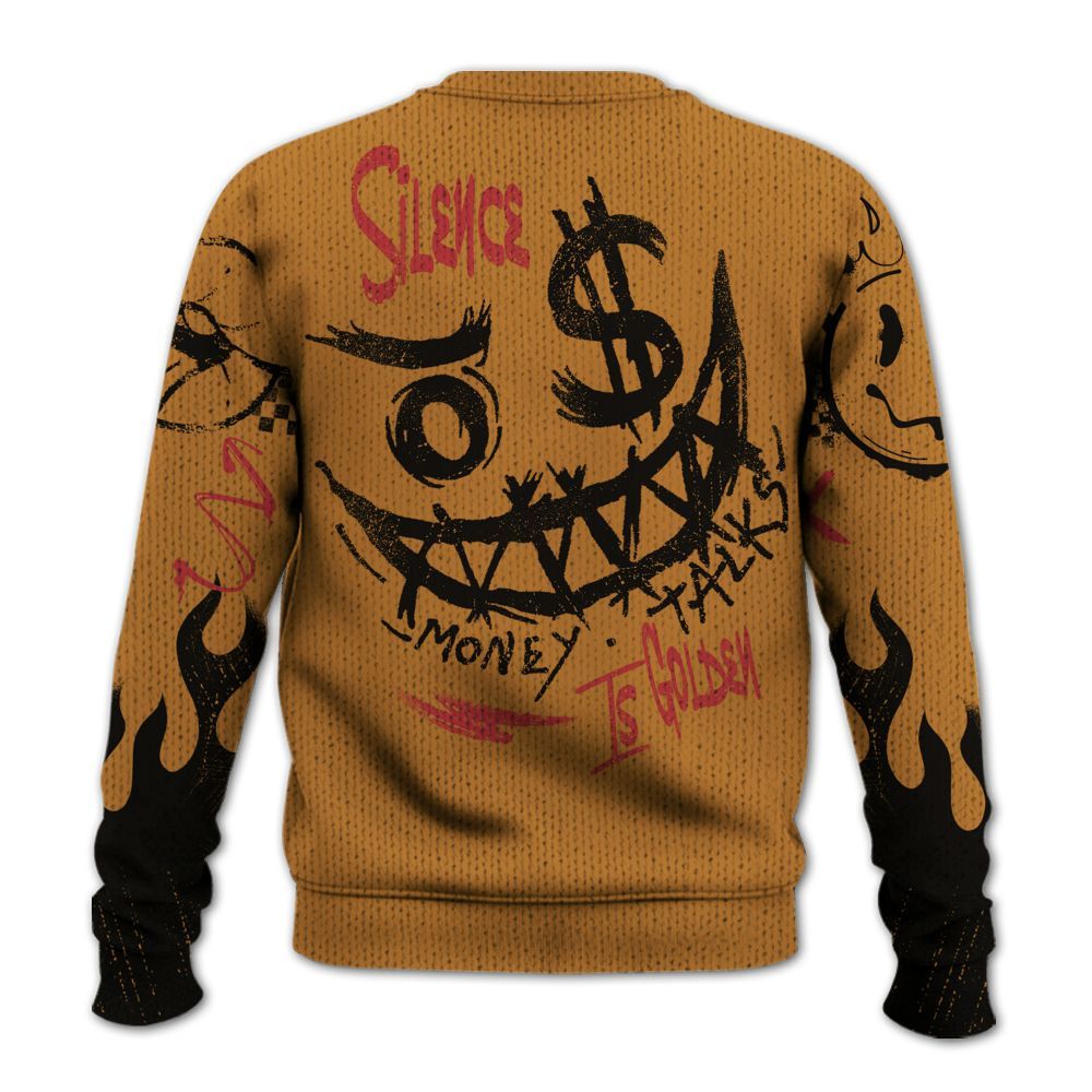 Knitted Sweater To Match Air Max Plus Sunset Swarovski - Mouth Burning Street Style