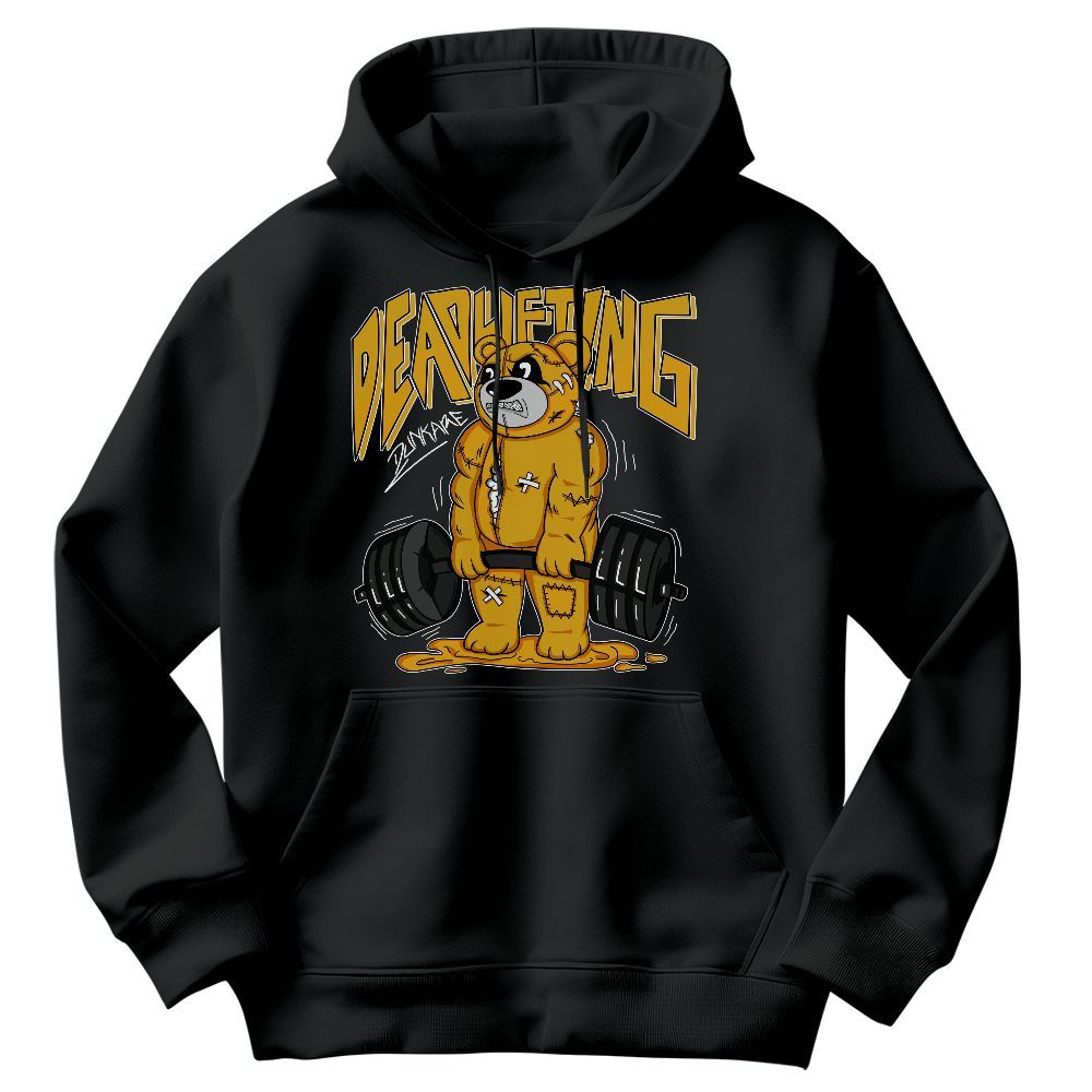 Sweatshirt To Match Vivid Sulfur 4s - Deadlifting Bear Graphic