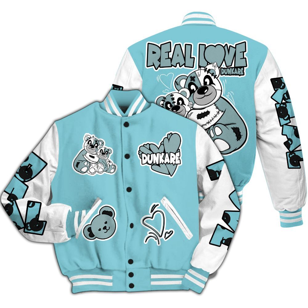 Varsity Jacket To Match Low Legend Blue 11s - Sincere Fondness Bear All Over Print