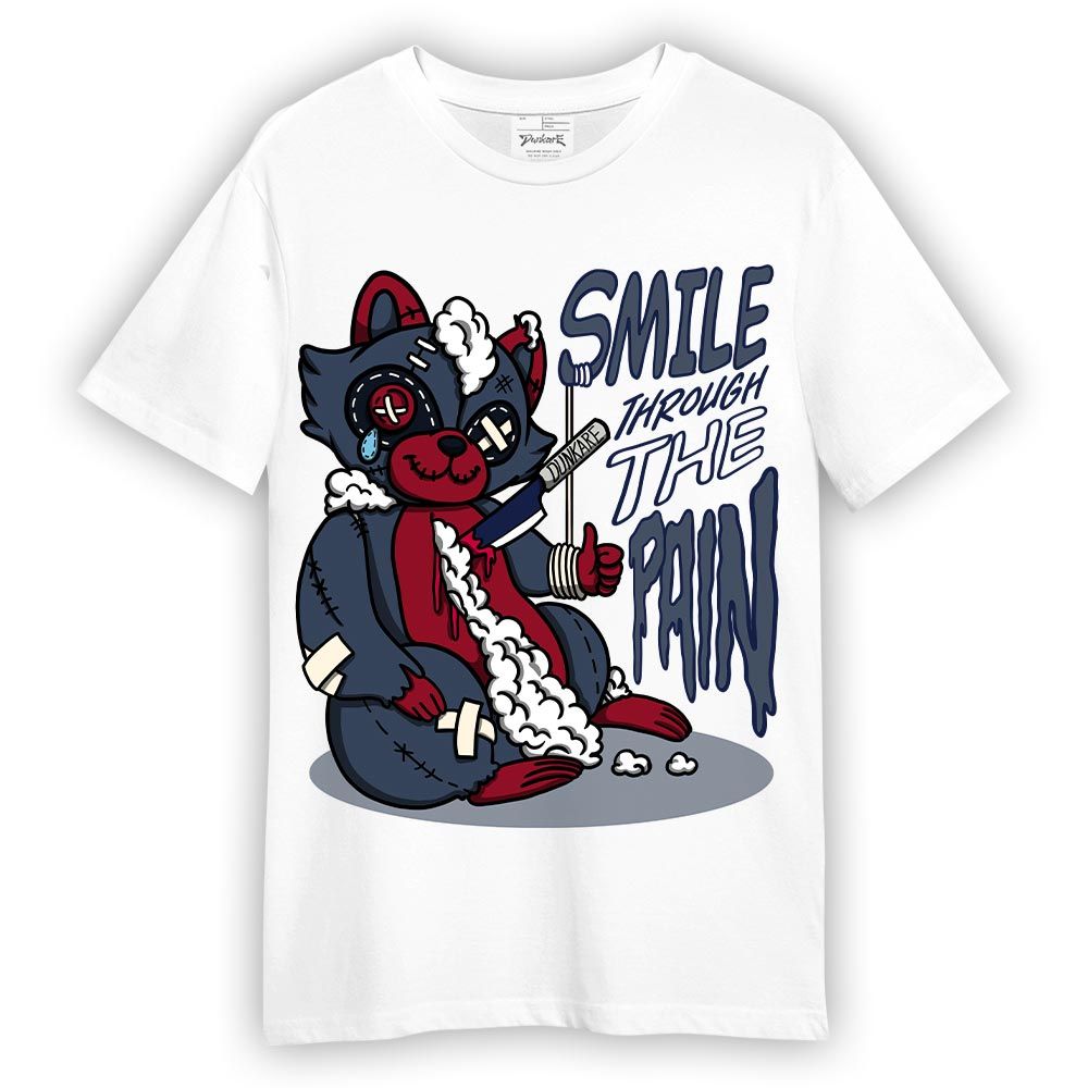 Shirt To Match Retro Olympic 6s T-- Smile Through The Pain Raccoon T-Shirt 0405 DNY