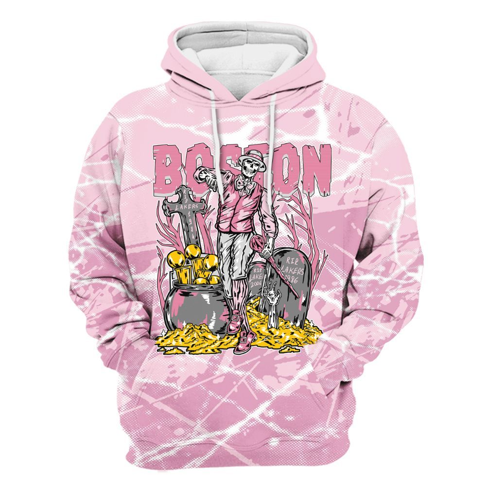 Hoodie To Match Orchid 4s - Goldrush Skeleton Profound All Over Print