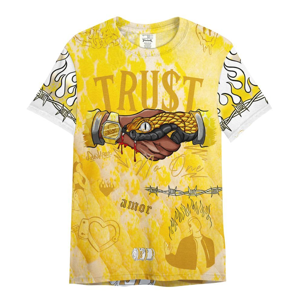 Shirt To Match Low Yellow Python 11s - Snake Trust No One All Over Print