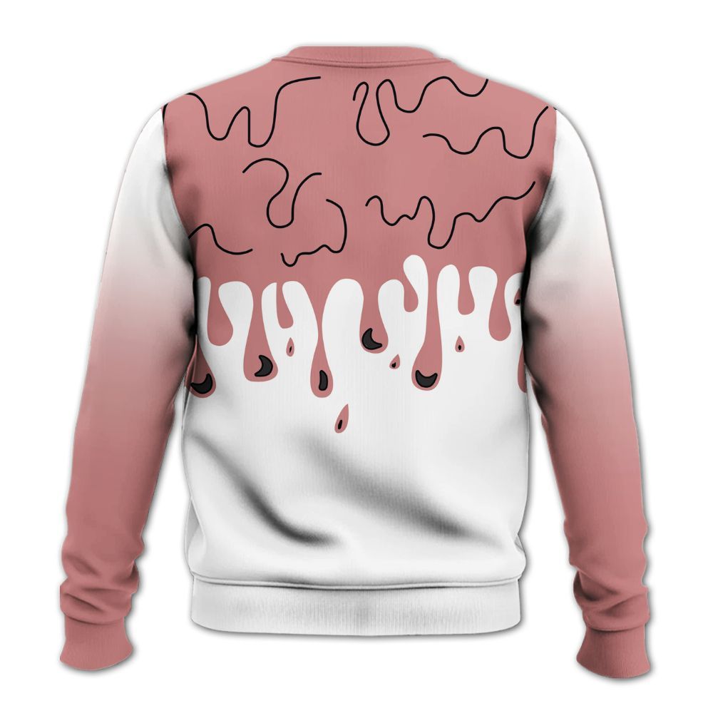 Sweatshirt To Match Low OG Rust Pink 1s - Snake Trust No One Drip All Over Print