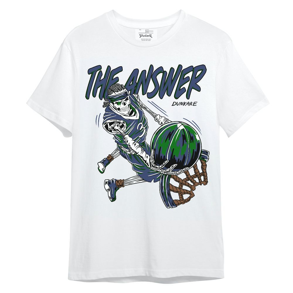 Shirt To Match Midnight Navy 13s - The Answer Skeleton Unisex Shirt