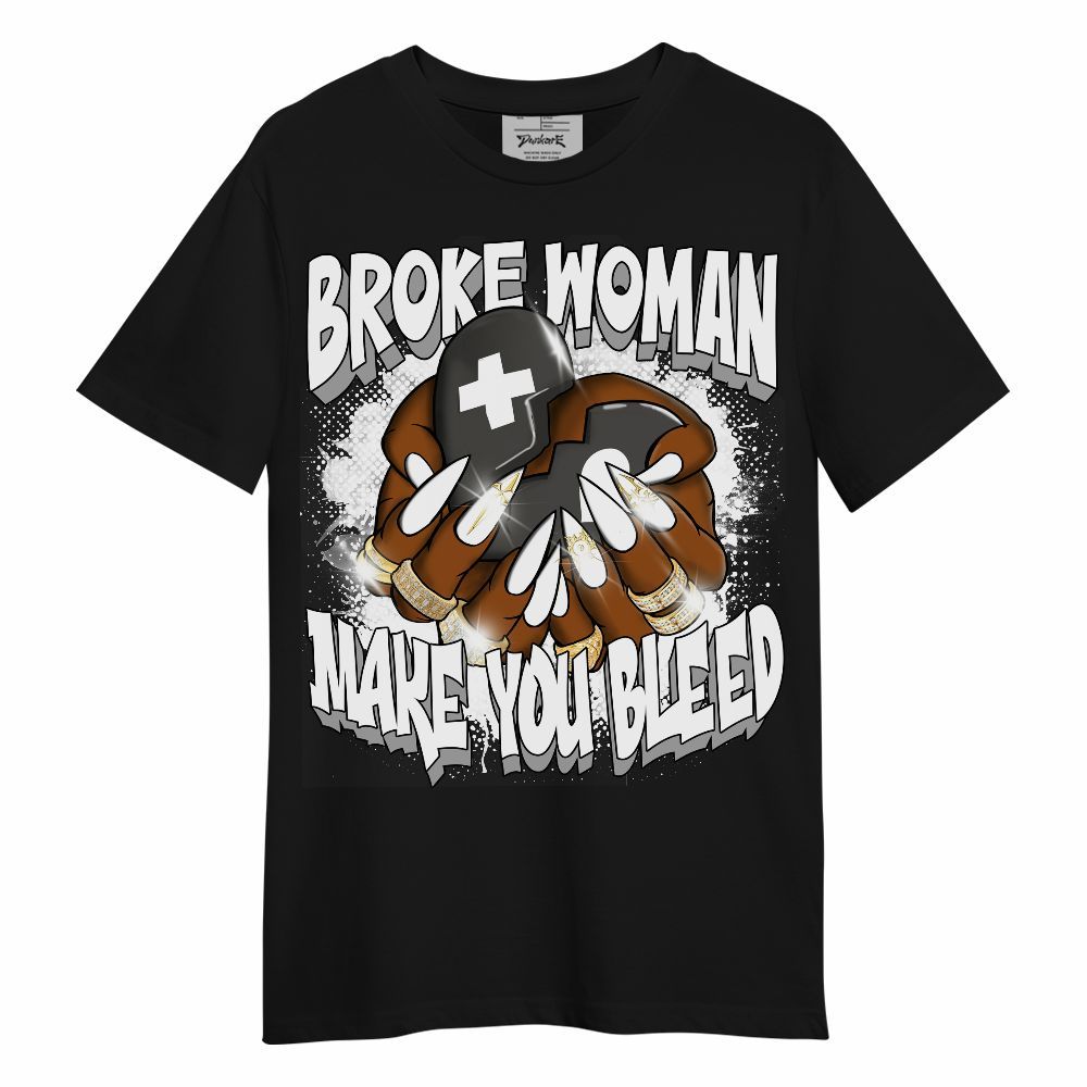 Shirt To Match Kobe 9 Elite Protro Halo - Broke Woman Heart Retro Unisex Shirt