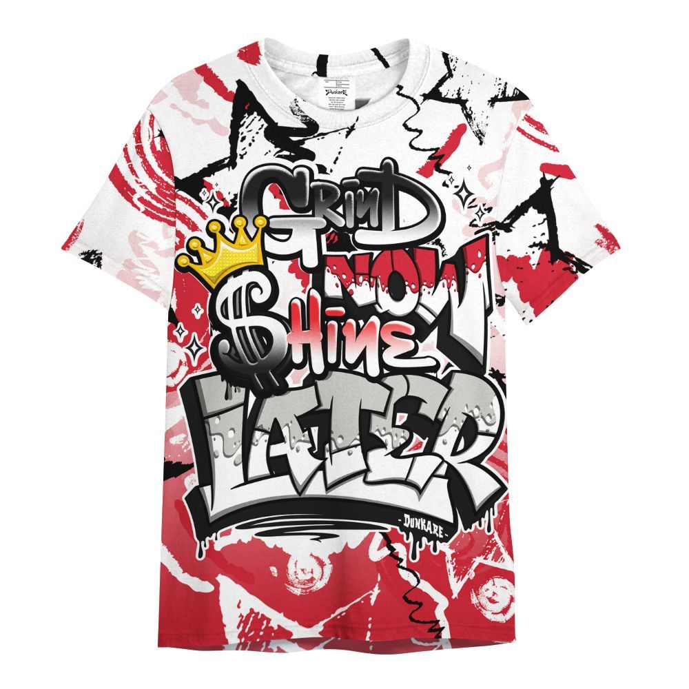 Shirt To Match Flight Club 4s - Grind Shine Later Drip All Over Print
