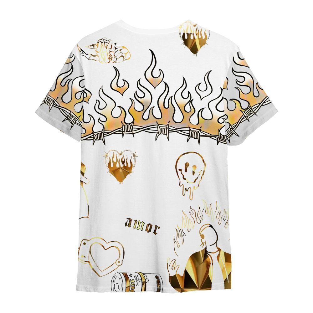 Shirt To Match NET Gold 4s - Snake Trust No One All Over Print