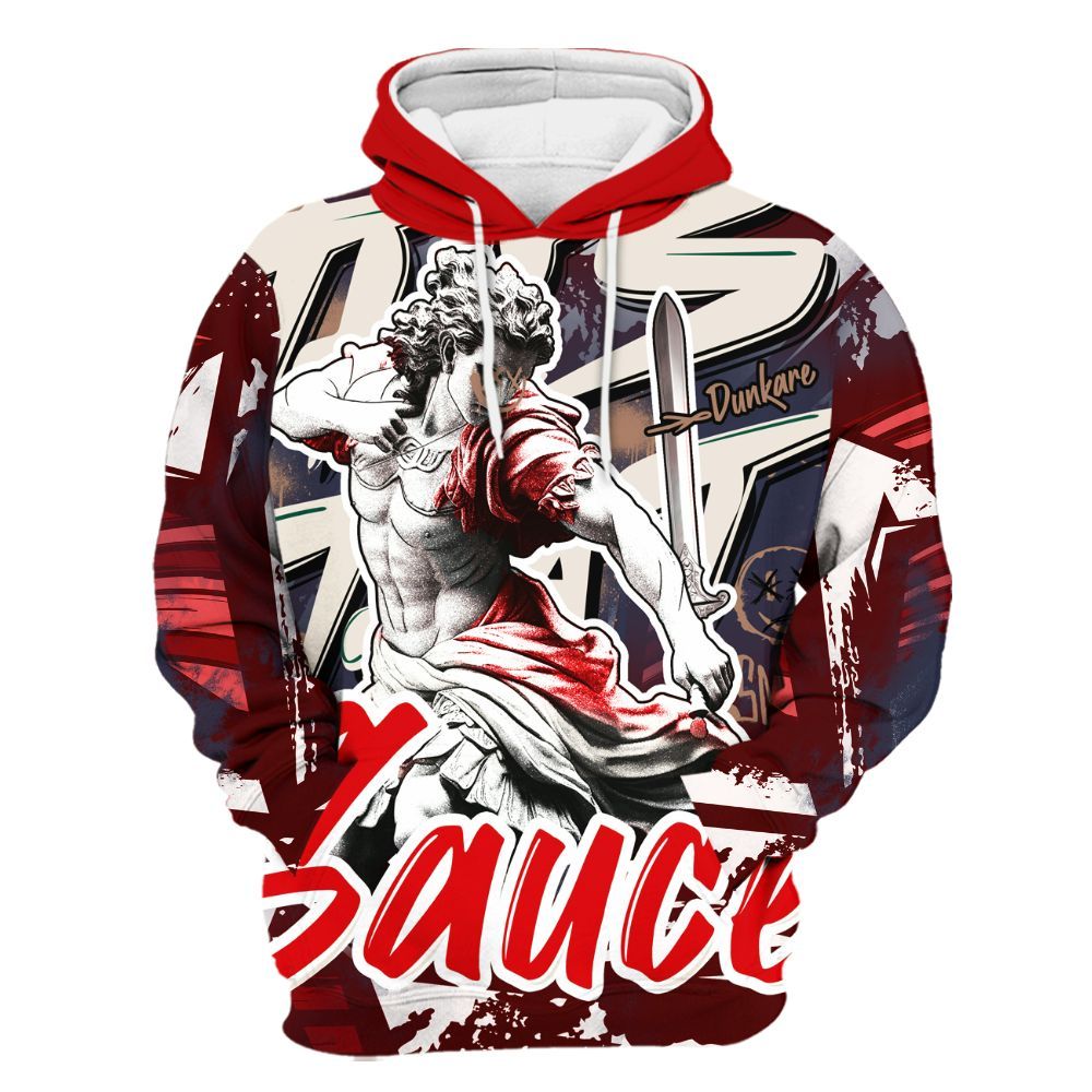 Hoodie To Match Low OG Howard Bison 1s - This That Sauce Retro All Over Print