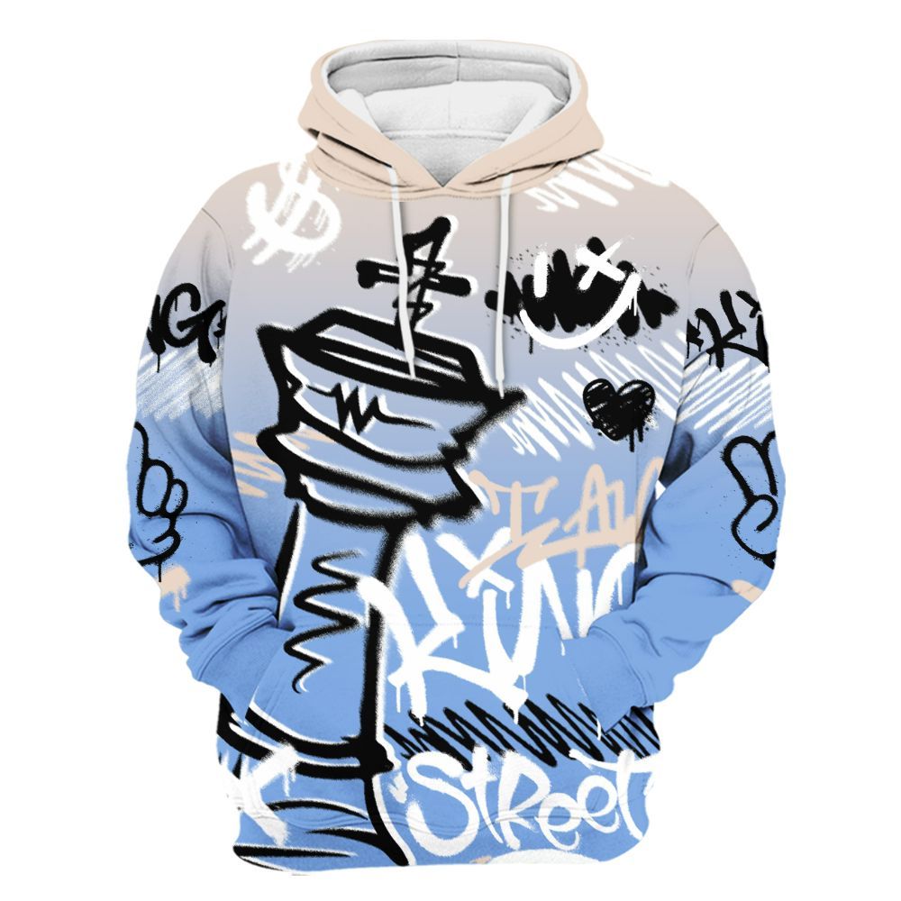 Hoodie To Match Air Max 1 Royal Pulse - Street King Chess Streetwear All Over Print