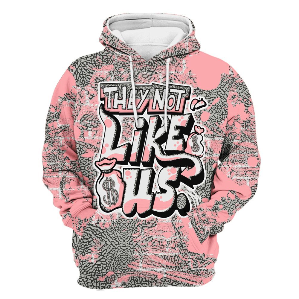 Hoodie To Match Retro Wings 3s - Dislike Us Graphic Street Art All Over Print