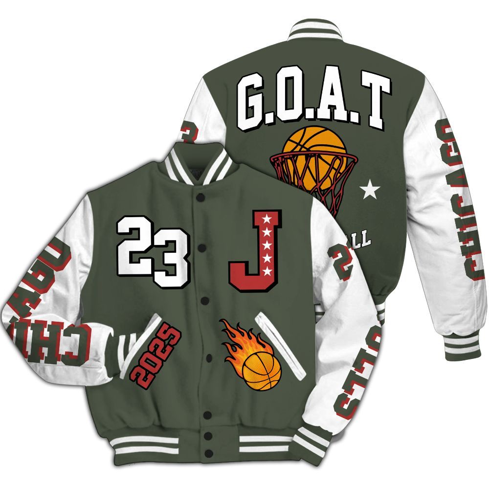 Varsity Jacket To Match Air Force 1 Low Year Of The Snake Varsity Jacket, Chicago 23 Basketball All Over Print