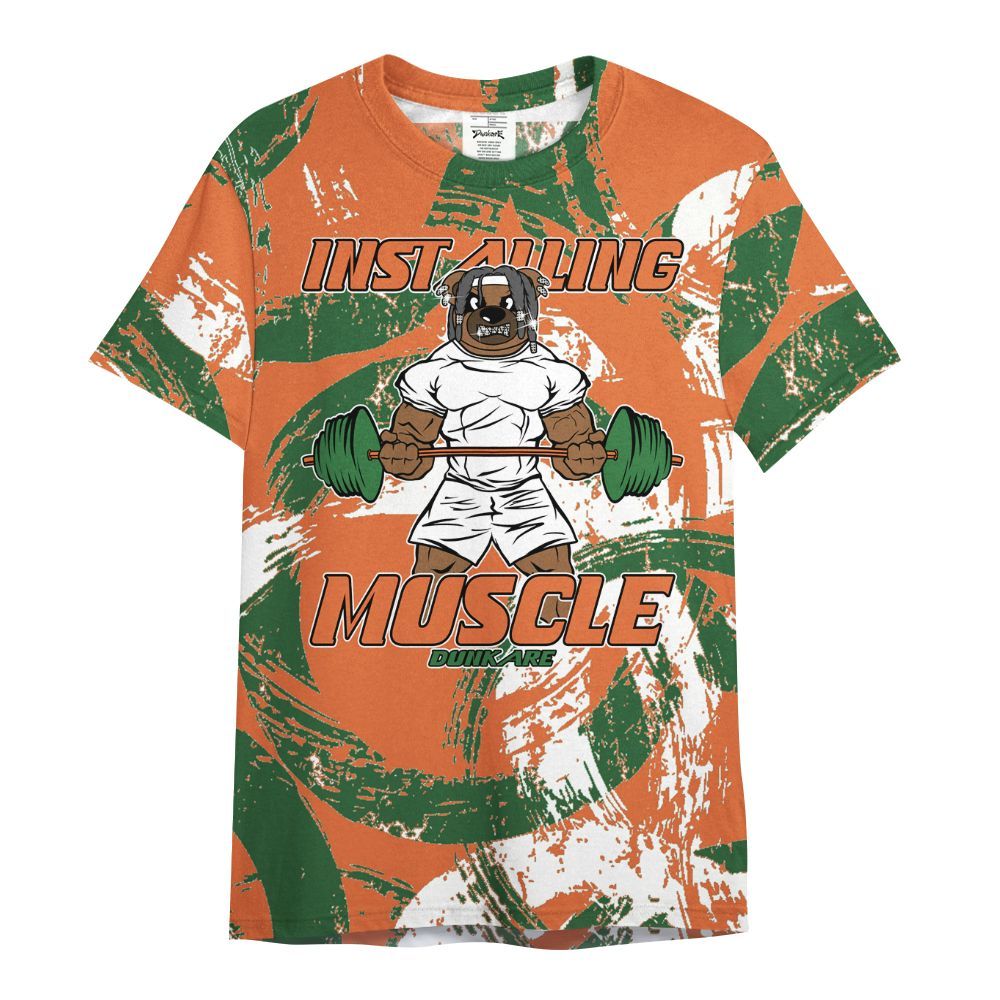 Shirt To Match Low Miami 5s - Installing Muscle Bear Circle Slpash All Over Print