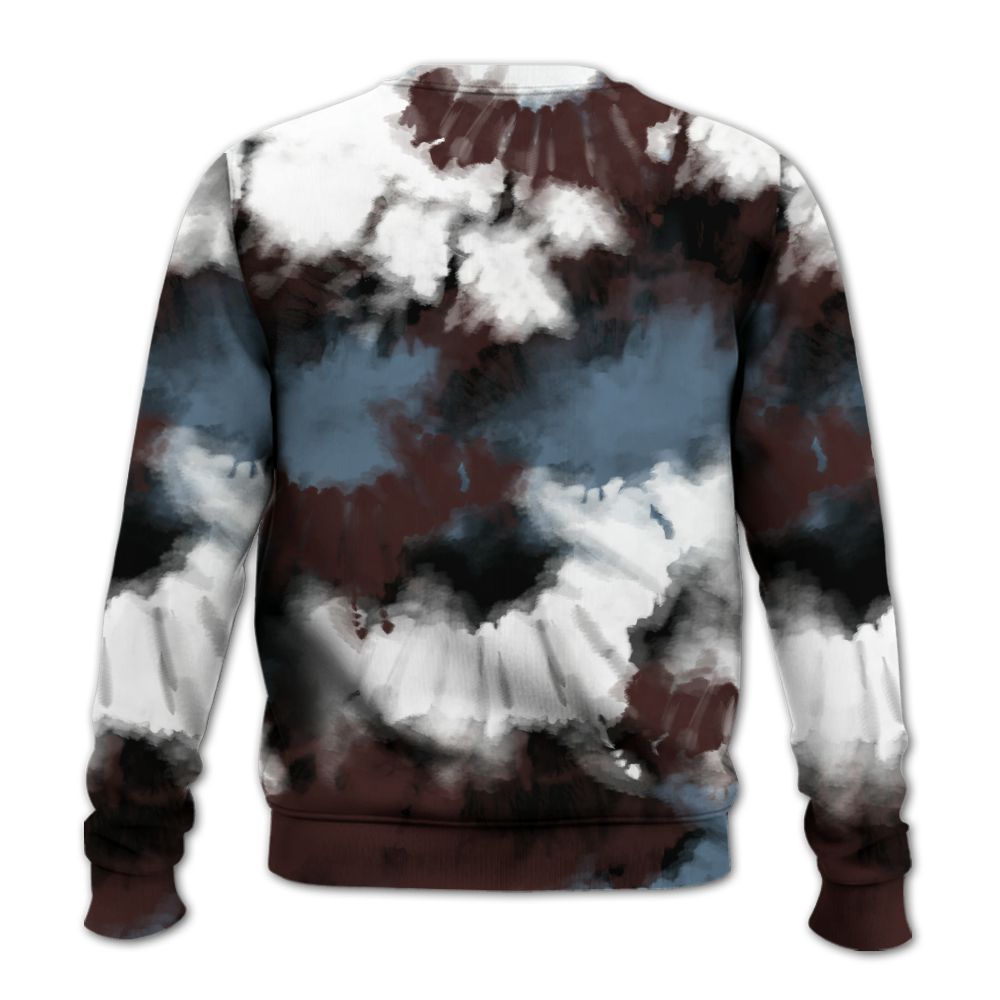 Sweatshirt To Match Burgundy 5s - Tie Dye FK Around Find Out All Over Print