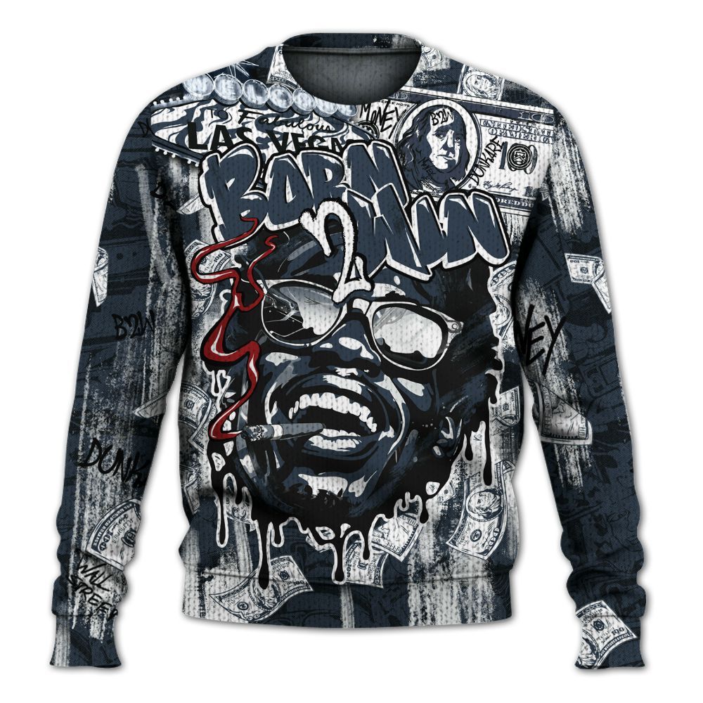 Knitted Sweater To Match Retro Olympic 6s - Born To Win Money