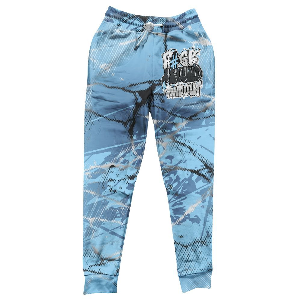 Sweatpant To Match Legend Blue 11s - F Around Find Out Graphic Profound All Over Print