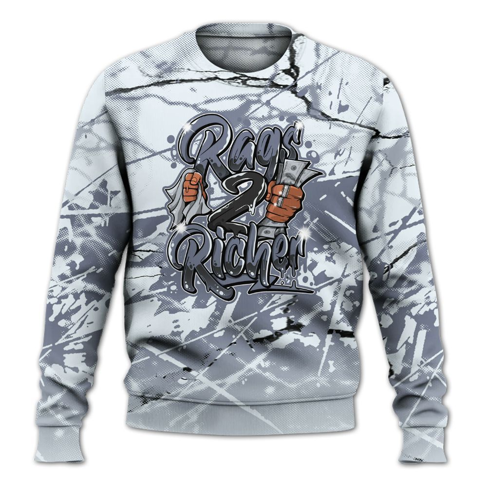 Sweatshirt To Match Air Foamposite Jin Kazama - Rag 2 Rich Graphic All Over Print