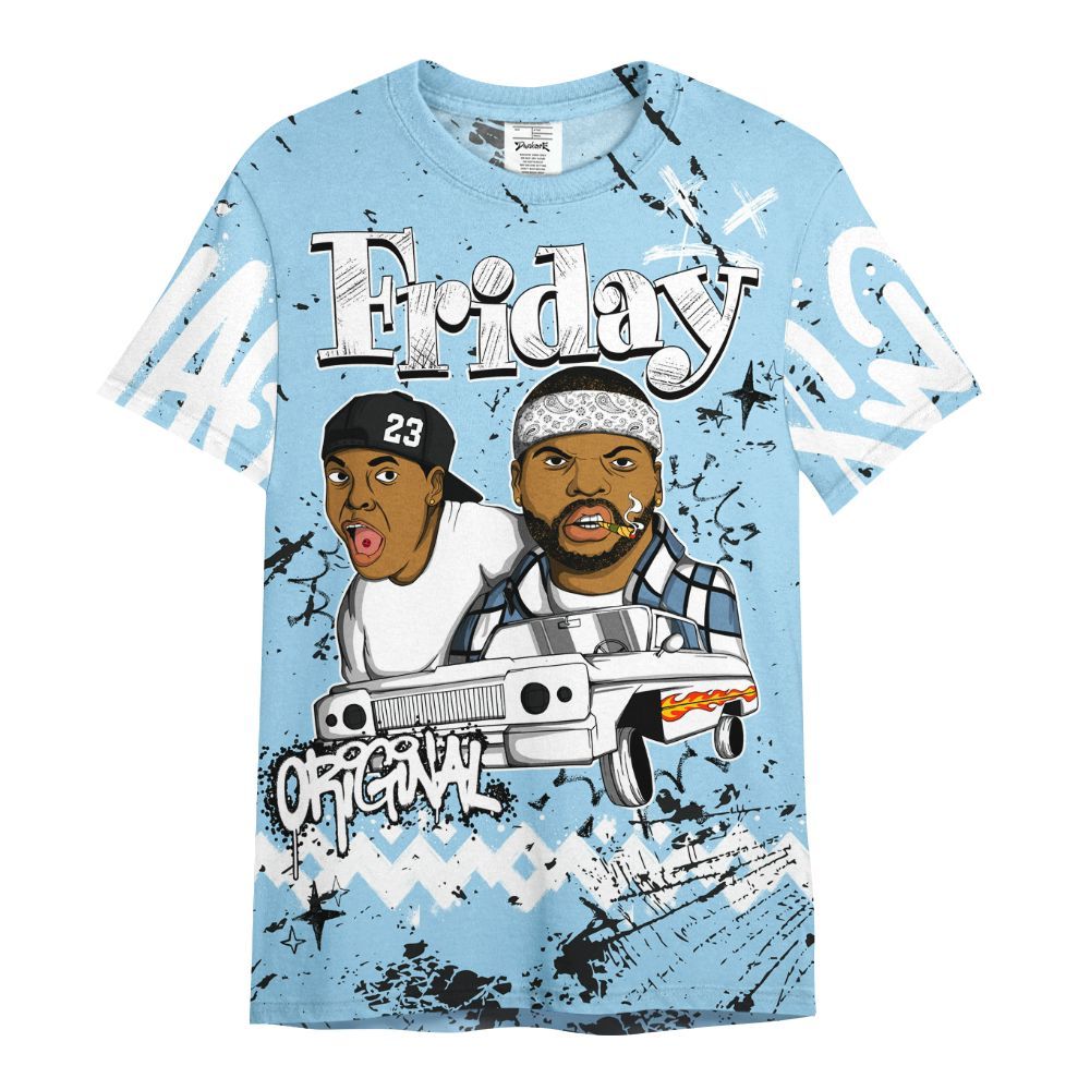 Shirt To Match Legend Blue 11s - Friday Sneaker Crayon All Over Print