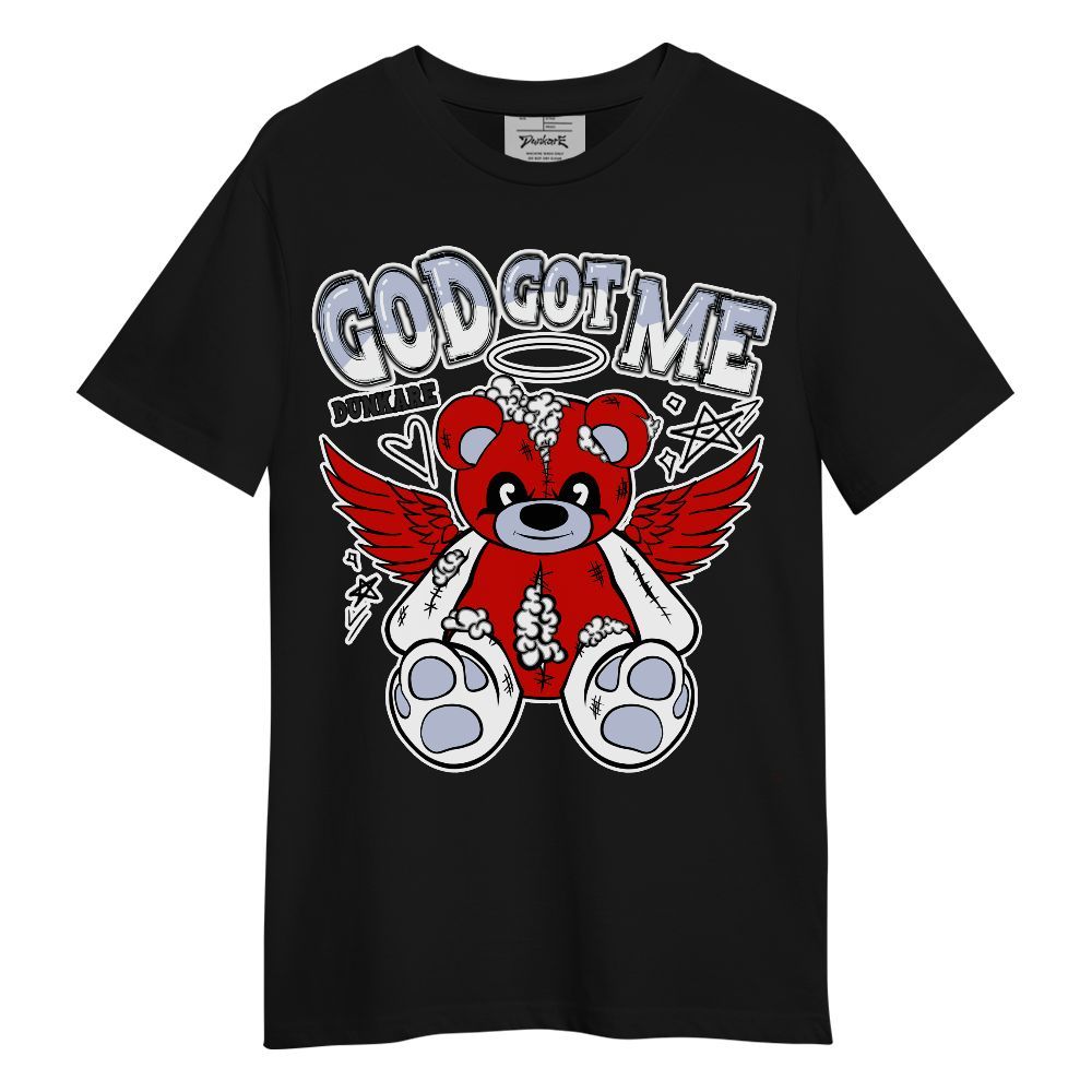 Shirt To Match Fire Red 6s - Gods Guides Me Bear Unisex Shirt