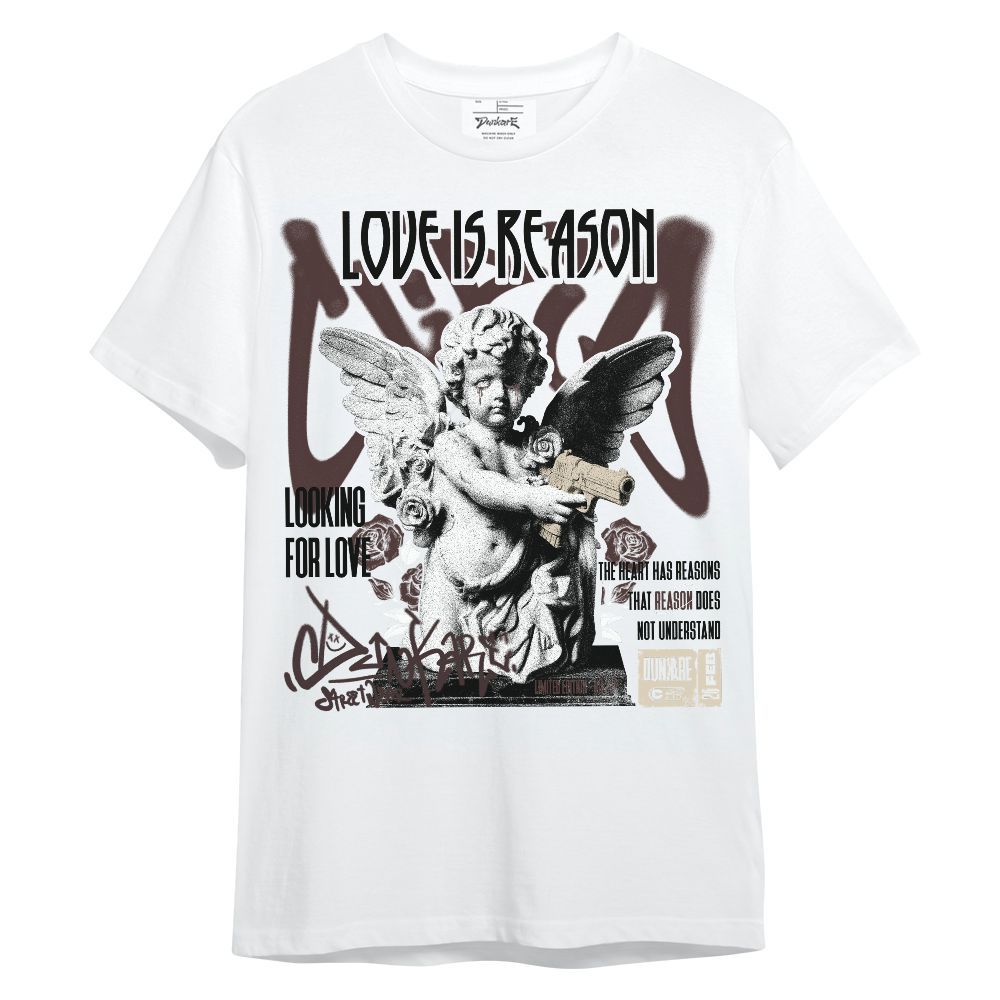 Shirt To Match Burgundy Crush 3s - Love Is Reason Unisex Shirt
