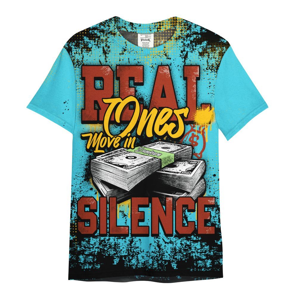 Shirt To Match SB Dunk Di'Orr Greenwood - Move In Silence Money Street Retro All Over Print