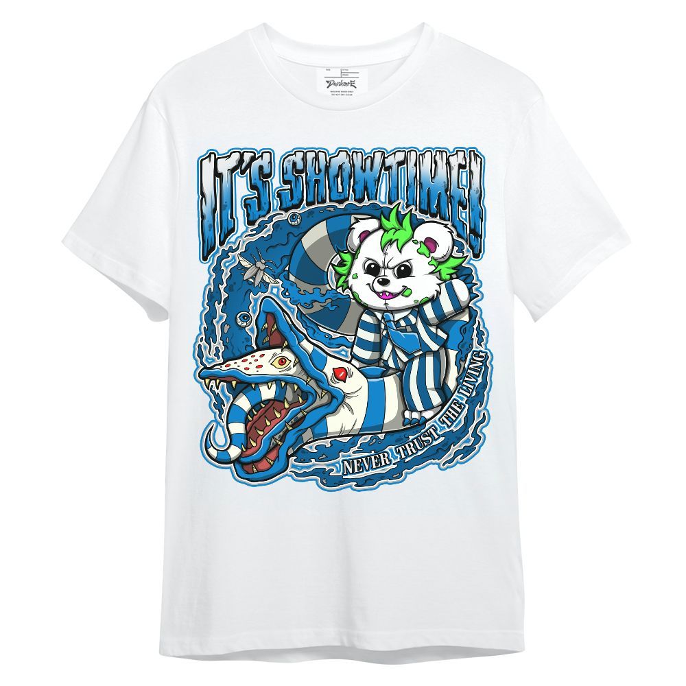 Shirt To Match Military Blue 4s - Showtime Beetle Juice Bear Halloween Unisex Shirt