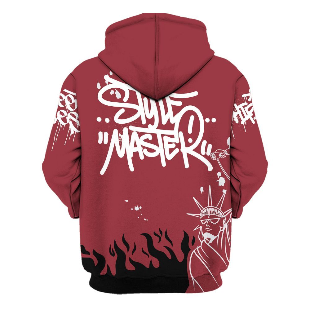 Hoodie To Match Black Toe 14s - Graphic Fck Around Find Out All Over Print