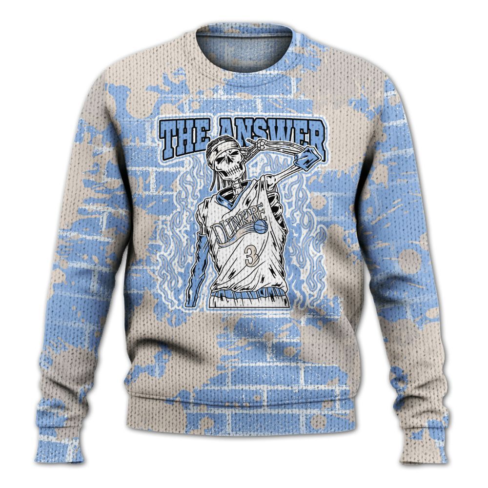 Knitted Sweater To Match Air Max 1 Royal Pulse - Allen Answer Skeleton Brick