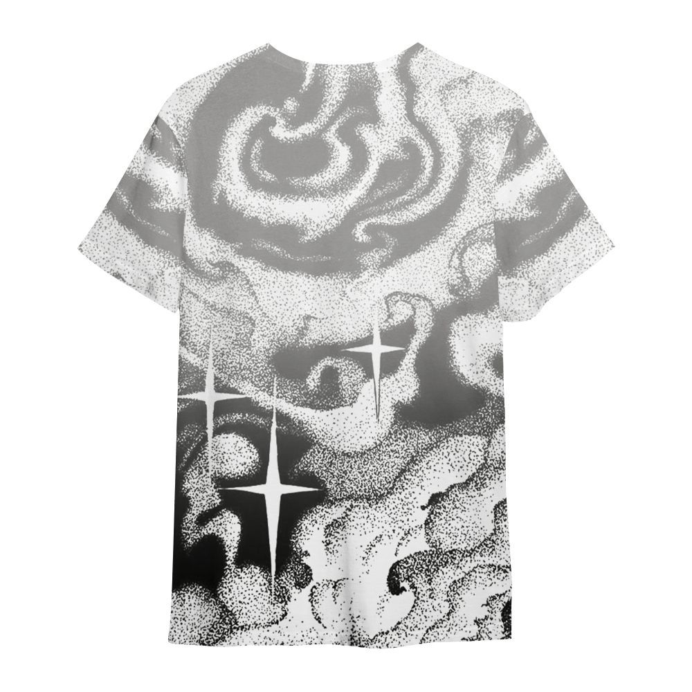 Shirt To Match OG Steel Grey 10s - Angel Hustle Money All Over Print