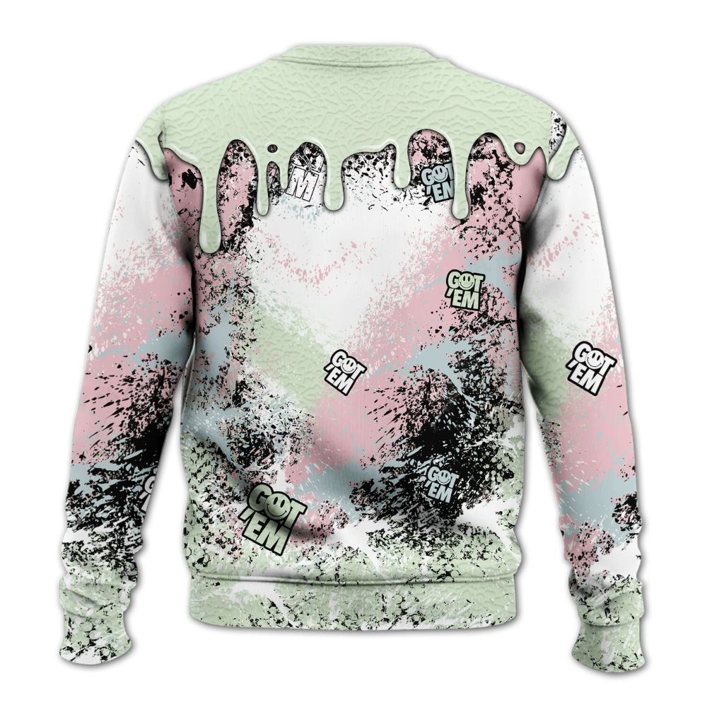 Sweatshirt To Match Spring Is In The Air 3s - Dripping 23 Drip All Over Print