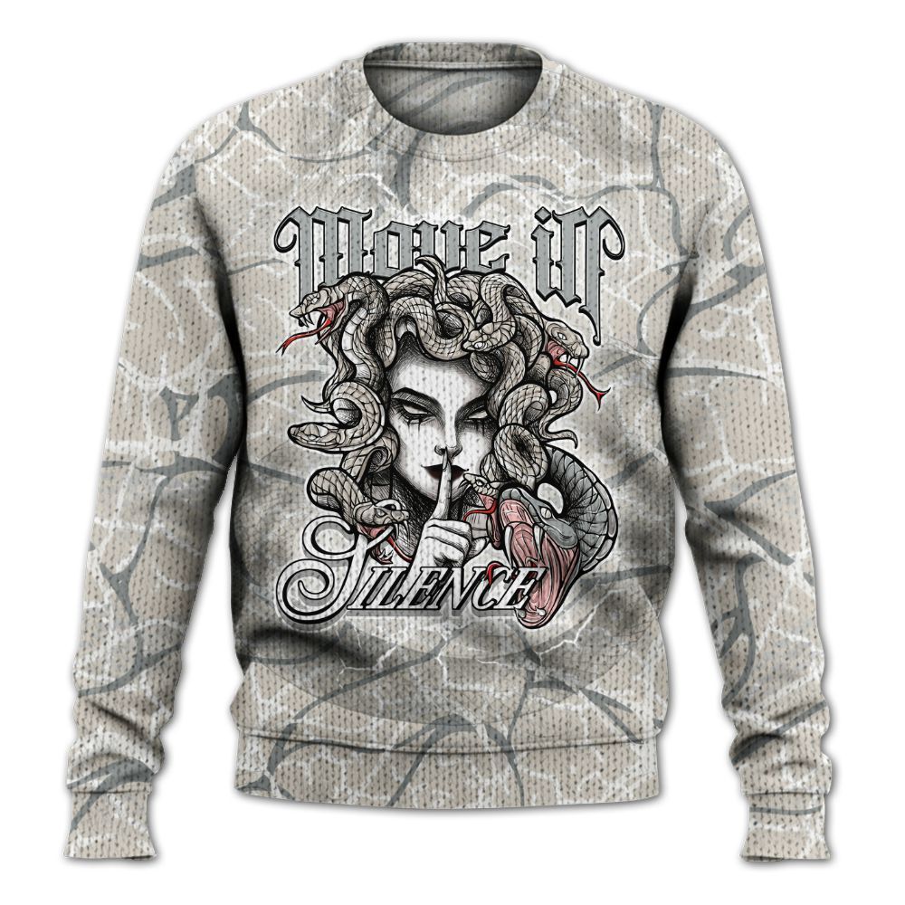 Sweater To Match Retro Pure Money 3s - Girl Move In Silence Graphic