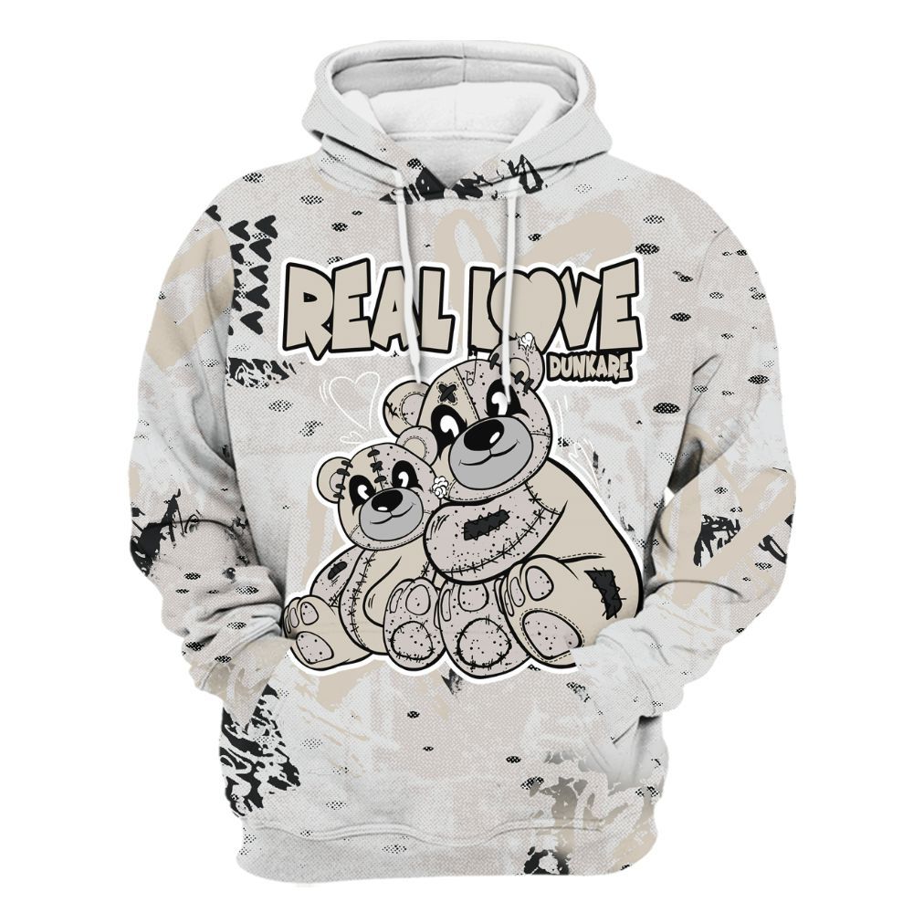 Hoodie To Match Retro Reverse Metallic 5s - Sincere Fondness Bear All Over Print