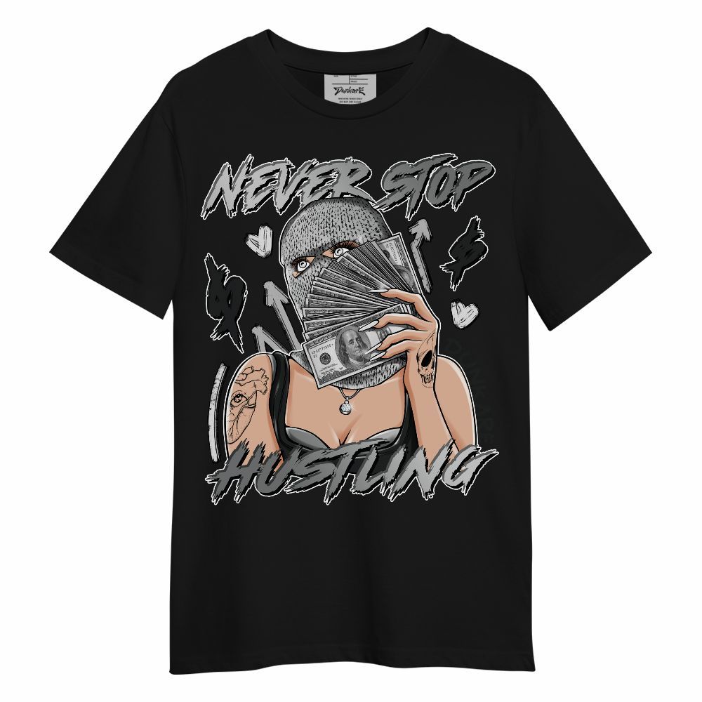 Shirt To Match Metallic Silver 14s - Hustling Unque Unisex Shirt