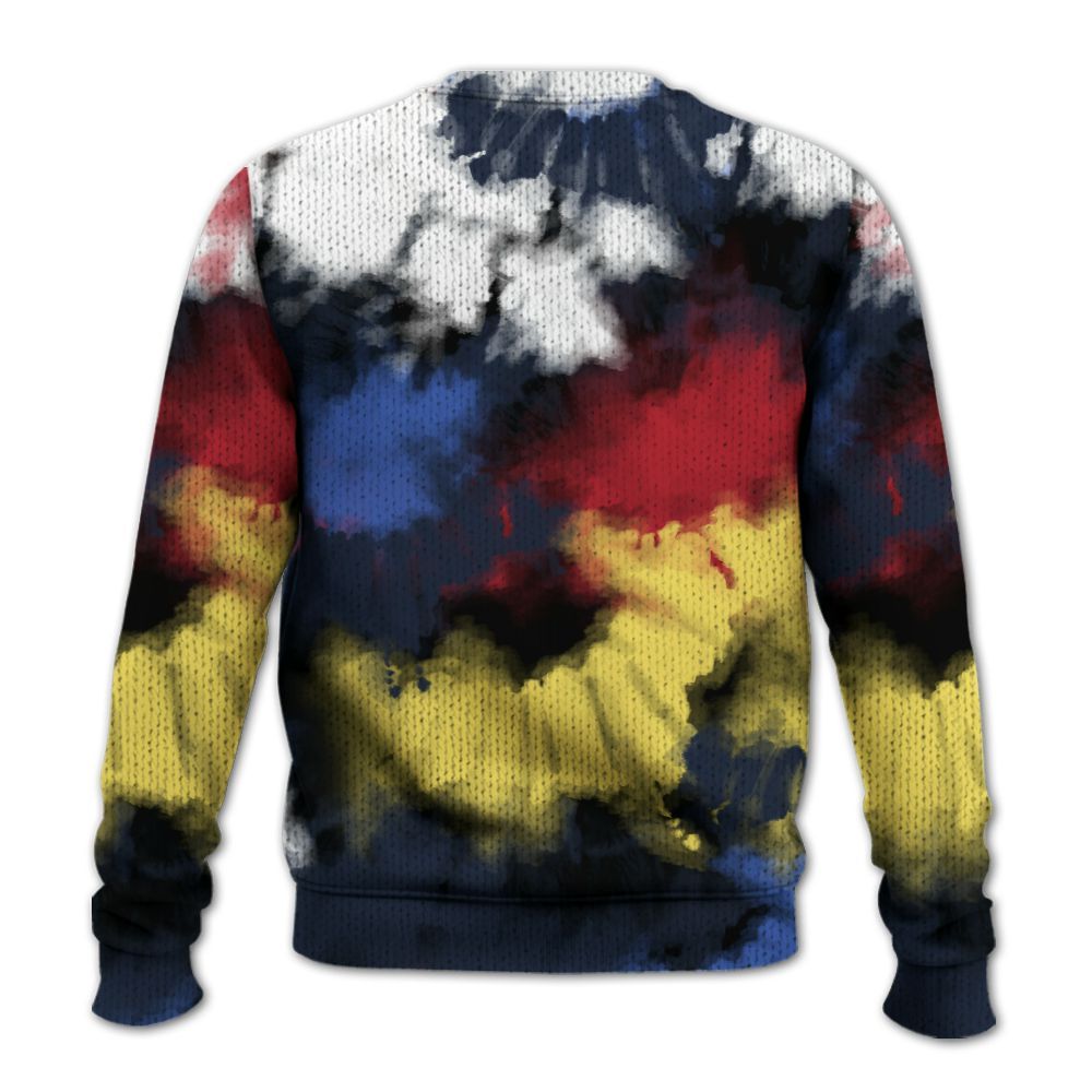 Knitted Sweater To Match Dunk Low COJP What The 2024 - Tie Dye FK Around Find Out