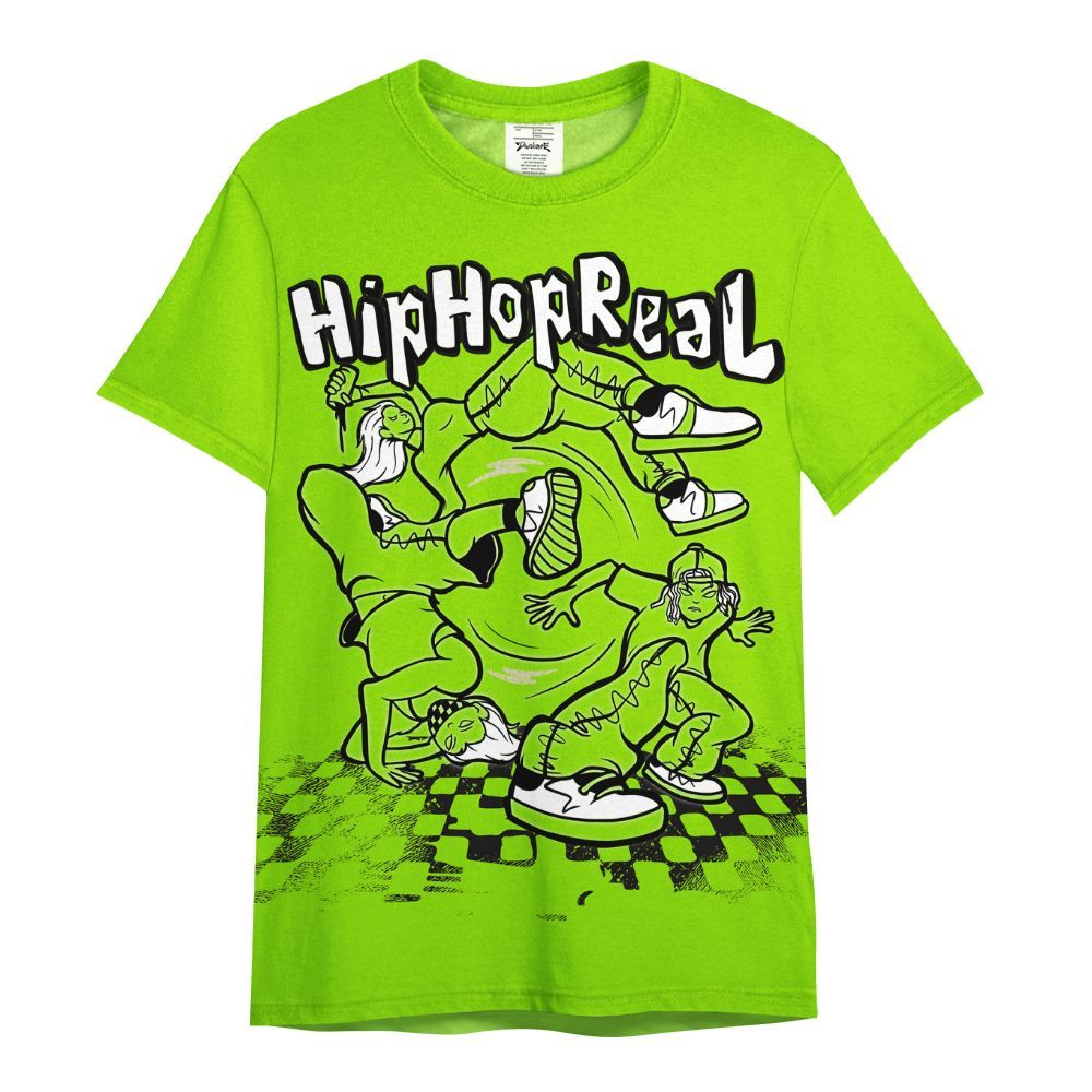Shirt To Match Electric Green 6s - Feel Life Street Style All Over Print