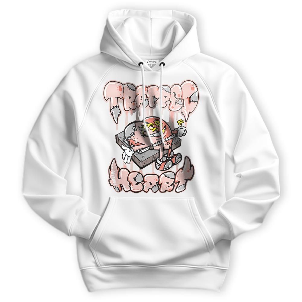 Sweatshirt To Match Legend Pink 11s Hoodie - Trapped Heart Graphic Hoodie Unisex